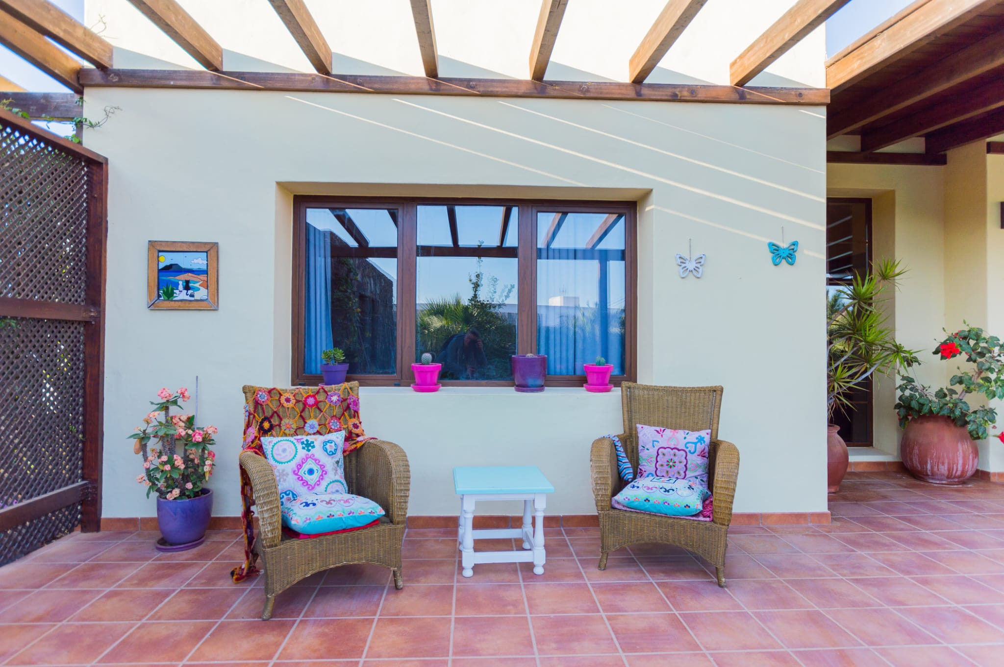 Luxury villa located in a quiet and residential area in the village of Lajares