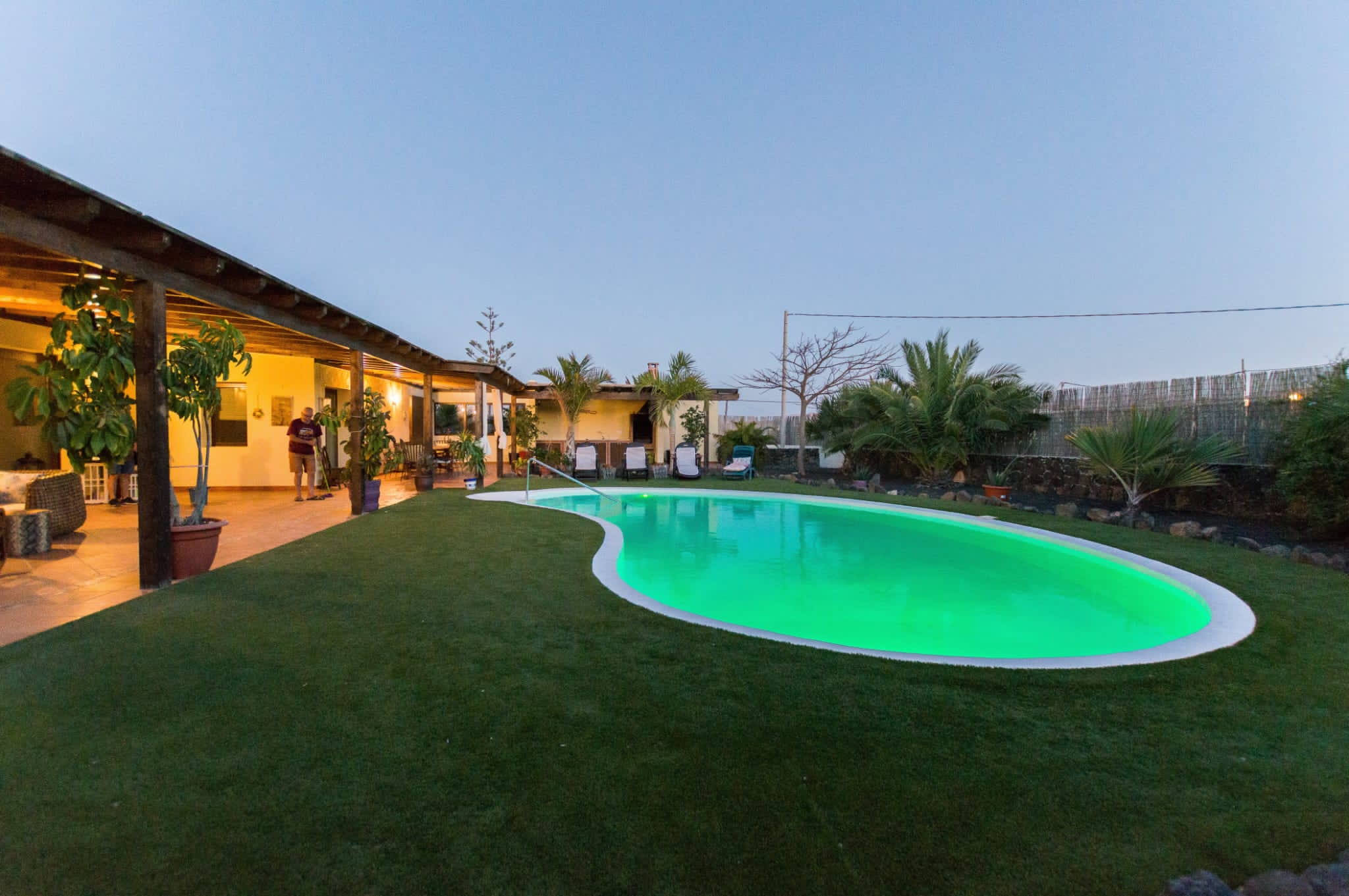 Luxury villa located in a quiet and residential area in the village of Lajares