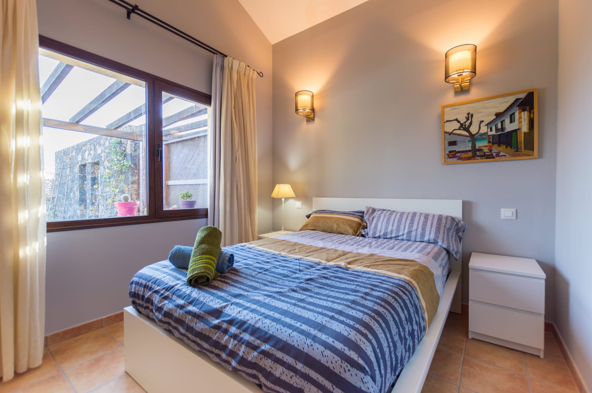 Luxury villa located in a quiet and residential area in the village of Lajares