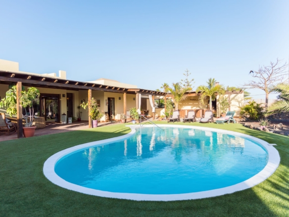 Luxury villa located in a quiet and residential area in the village of Lajares