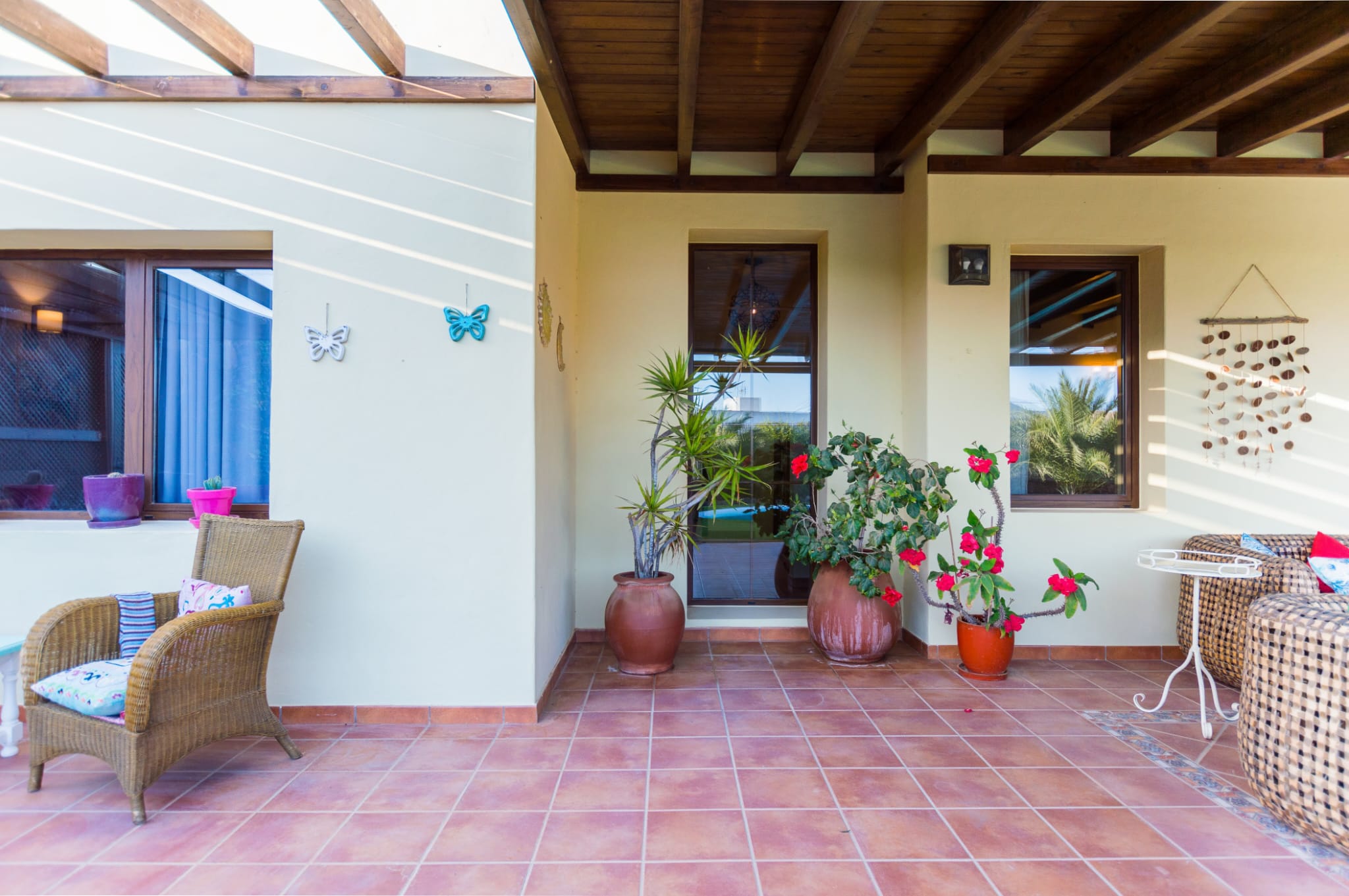 Luxury villa located in a quiet and residential area in the village of Lajares