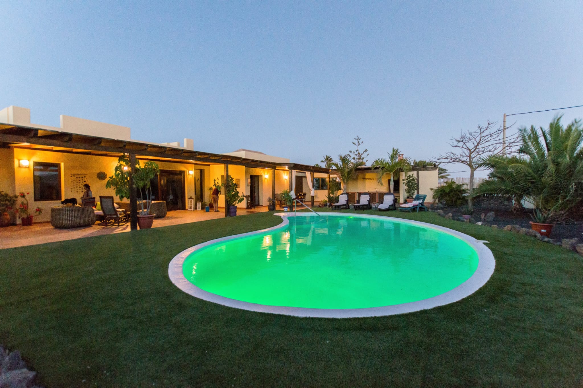 Luxury villa located in a quiet and residential area in the village of Lajares